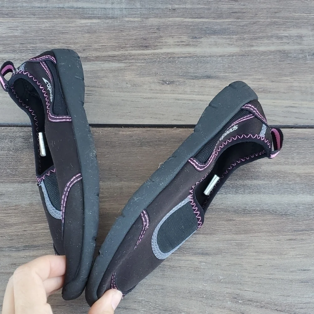 Speedo Kids Girls Water Shoes Loafer Flats sz S 5/6 outdoor